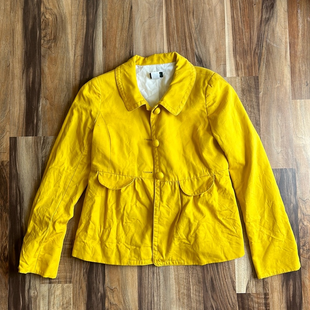 J.CREW Yellow Jacket Size 6